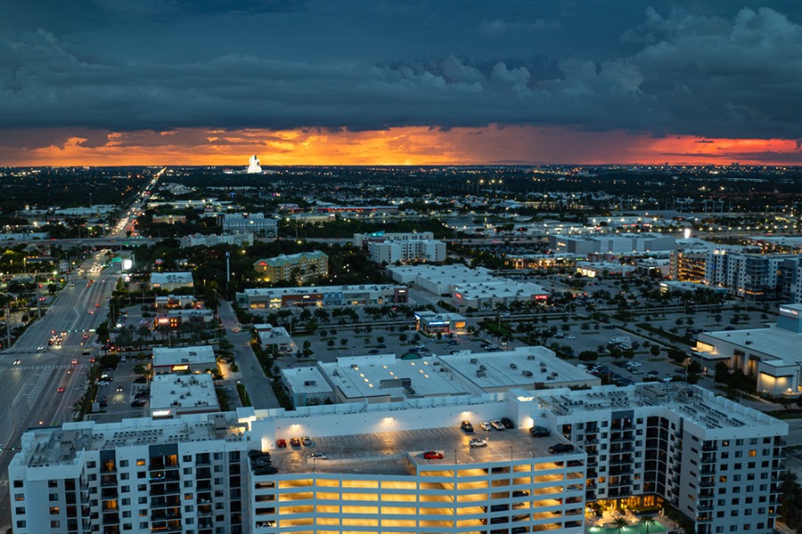 Broward's Best Areas for Socializing, Dining & Entertainment - Dania Pointe in Dania Beach, Florida